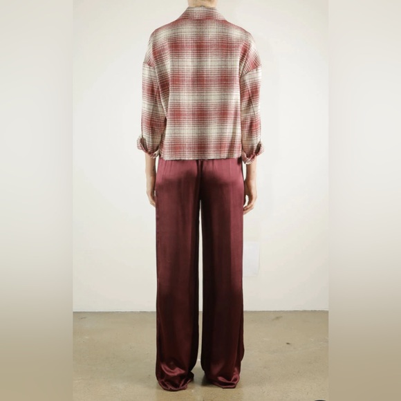 Pharaoh Vintage Satin Leandra Pant - Fig - Picture 3 of 4